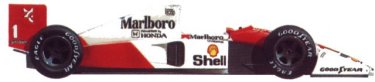 McLaren MP4/5/6 1989-1992
